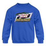 Jimmy Dutlinger | Dirtslinger | 2023 | Youth Crewneck Sweatshirt - royal blue