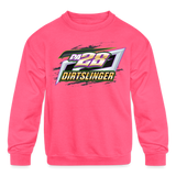 Jimmy Dutlinger | Dirtslinger | 2023 | Youth Crewneck Sweatshirt - neon pink