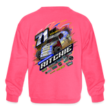 Shamron Ritchie | 2023 | Youth Crewneck Sweatshirt - neon pink