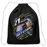 Shamron Ritchie | 2023 | Cotton Drawstring Bag - black