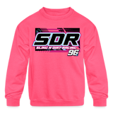 Chase Crowder | 2023 | Youth Crewneck Sweatshirt - neon pink