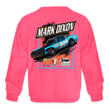 Mark Dixon | 2023 | Youth Crewneck Sweatshirt - neon pink
