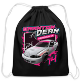 Braxton Dean | 2023 | Cotton Drawstring Bag - black