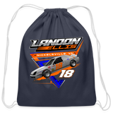 Landon Ellis | 2023 | Cotton Drawstring Bag - navy