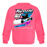 Kynzie Maness | Purple | 2023 | Youth Crewneck Sweatshirt - neon pink