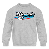 Kynzie Maness | Red | 2023 | Youth Crewneck Sweatshirt - heather gray