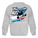 Kynzie Maness | Red | 2023 | Youth Crewneck Sweatshirt - heather gray