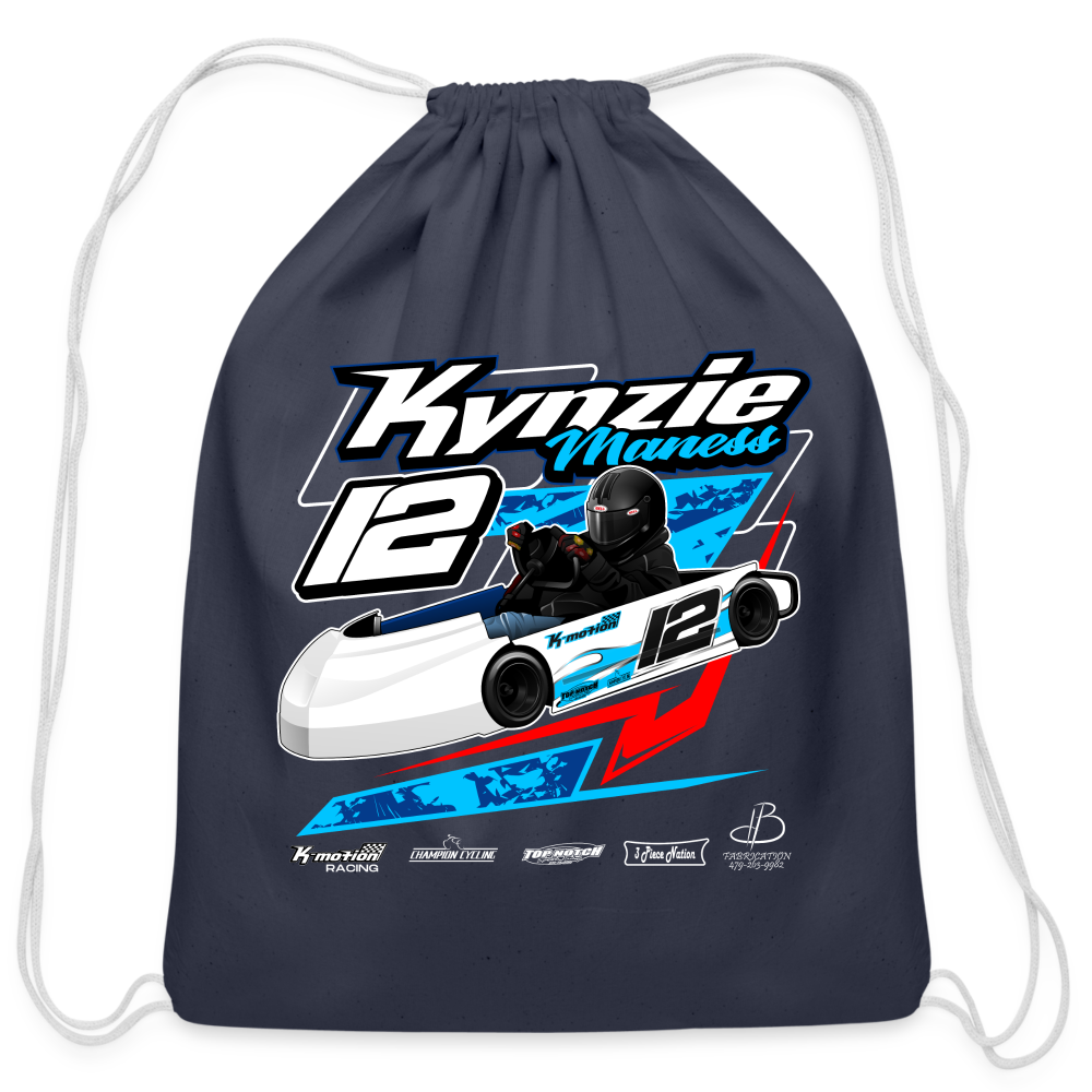 Kynzie Maness Red 2023 Cotton Drawstring Bag Five Star Racewear 6689