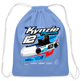 Kynzie Maness | Red | 2023 | Cotton Drawstring Bag - carolina blue