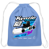Kynzie Maness | Purple | 2023 | Cotton Drawstring Bag - carolina blue