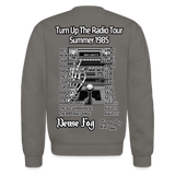 Dense Fog | Summer 1985 | Adult Crewneck Sweatshirt - asphalt gray