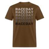Raceday Repeated | FSR Merch | Adult T-Shirt - brown