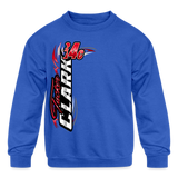 Tucker Clark | 2024 | Youth Crewneck Sweatshirt - royal blue
