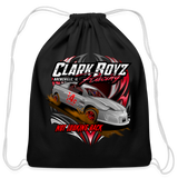 Tucker Clark | 2024 | Cotton Drawstring Bag - black