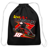 Levi Lashua | 2024 | Cotton Drawstring Bag - black