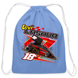 Levi Lashua | 2024 | Cotton Drawstring Bag - carolina blue