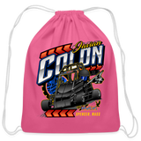 Javian Colon | 2024 | Cotton Drawstring Bag - pink
