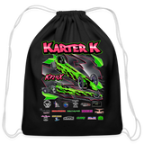 Karter K | 2024 | Cotton Drawstring Bag - black