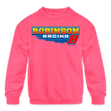 Robinson Racing | 2024 | Youth Crewneck Sweatshirt - neon pink