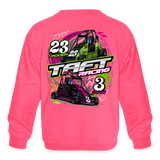 Taft Racing | 2024 | Youth Crewneck Sweatshirt - neon pink