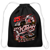 Dylan Turpin | 2024 | Cotton Drawstring Bag - black