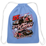 Dylan Turpin | 2024 | Cotton Drawstring Bag - carolina blue