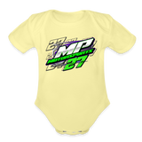 Matt Pike | 2024 | Organic Short Sleeve Baby Bodysuit - washed yellow