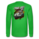 Camo Joey | Straightline Motorsports | Adult LS T-Shirt - bright green