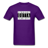 Straight Outta Tear-offs | Adult T-Shirt - purple