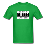 Straight Outta Tear-offs | Adult T-Shirt - bright green