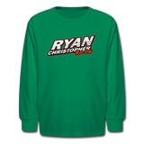 Ryan Christopher Racing | 2022 Design | Youth LS T-Shirt - kelly green