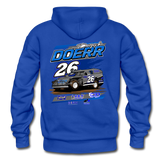 Derick Doerr | 2022 Design | Adult Hoodie (Back Design) - royal blue