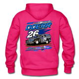 Derick Doerr | 2022 Design | Adult Hoodie (Back Design) - fuchsia