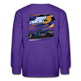 Jordan Churchill | 2022 Design | Youth LS T-Shirt - dark purple