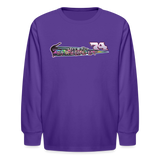Amelia Sherman | 2022 Design | Youth LS T-Shirt - dark purple