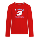 Chris Archdale | 2022 | Youth LS T-Shirt - red