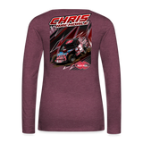 Chris Archdale | 2022 | Women's LS T-Shirt - heather burgundy