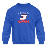 Chris Archdale | 2022 | Youth Crewneck Sweatshirt - royal blue