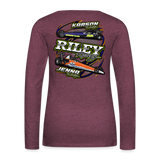 Riley Racing | 2022 | Women's LS T-Shirt - heather burgundy