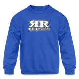 Riley Racing | 2022 | Youth Crewneck Sweatshirt - royal blue