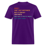 BUY CAR PARTS | FSR MERCH | ADULT T-SHIRT - purple