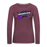 Jared Morrison | 2022 | Women's LS T-Shirt - heather burgundy