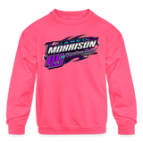 Jared Morrison | 2022 | Youth Crewneck Sweatshirt - neon pink