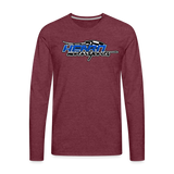 Hearn Motorsports | 2022 | Men's LS T-Shirt - heather burgundy