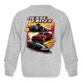 Jesse Fritts | 2022 | Youth Crewneck Sweatshirt - heather gray