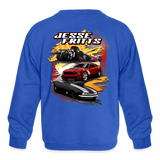 Jesse Fritts | 2022 | Youth Crewneck Sweatshirt - royal blue