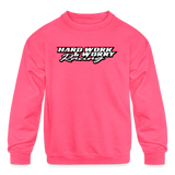 Jesse Fritts | 2022 | Youth Crewneck Sweatshirt - neon pink