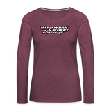 Jesse Fritts | 2022 | Women's LS T-Shirt - heather burgundy