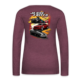 Jesse Fritts | 2022 | Women's LS T-Shirt - heather burgundy