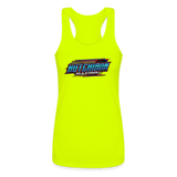Hutchison Racing | 2022 | Women’s Racerback Tank - neon yellow
